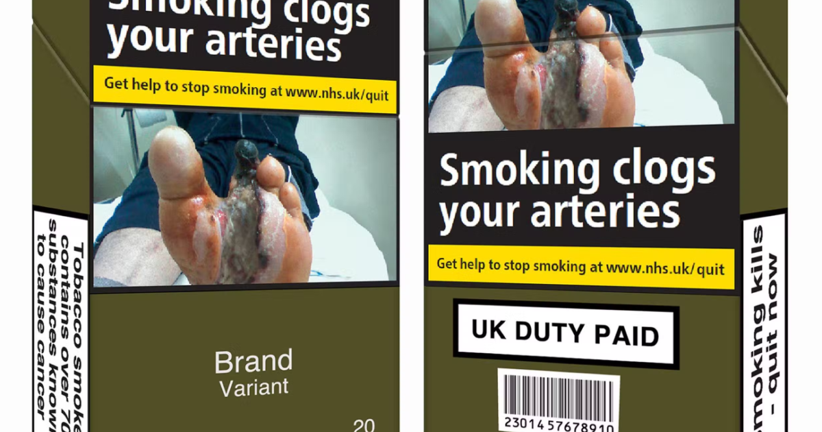 Standardised tobacco packaging