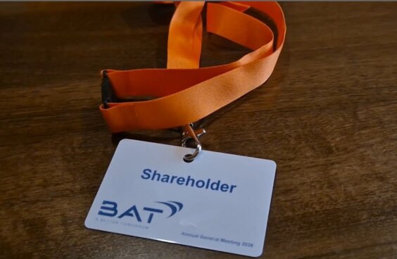 BAT branded lanyard