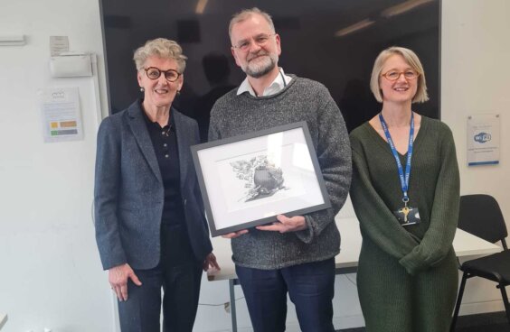 An image of Rosanna O'Connor, Nick Hopkinson and Hazel Cheeseman