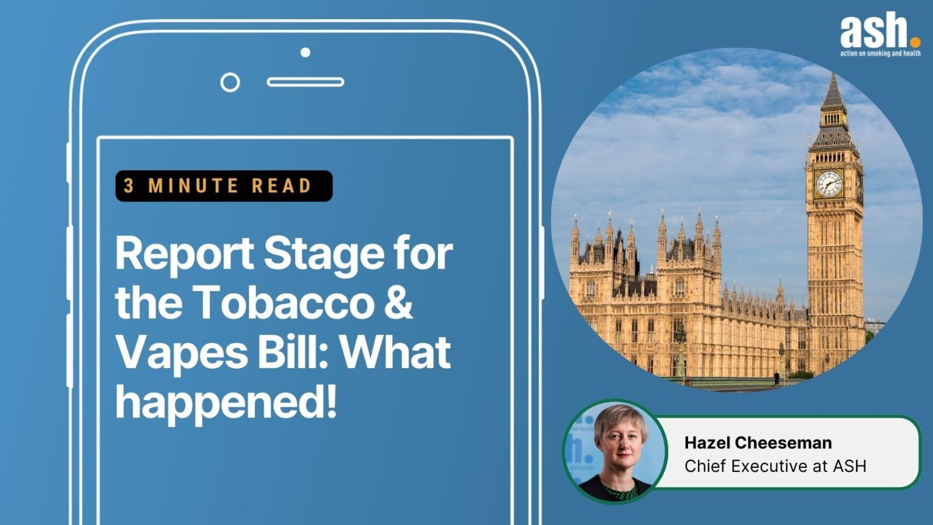 Hazel Cheeseman: Chief Executive at ASH