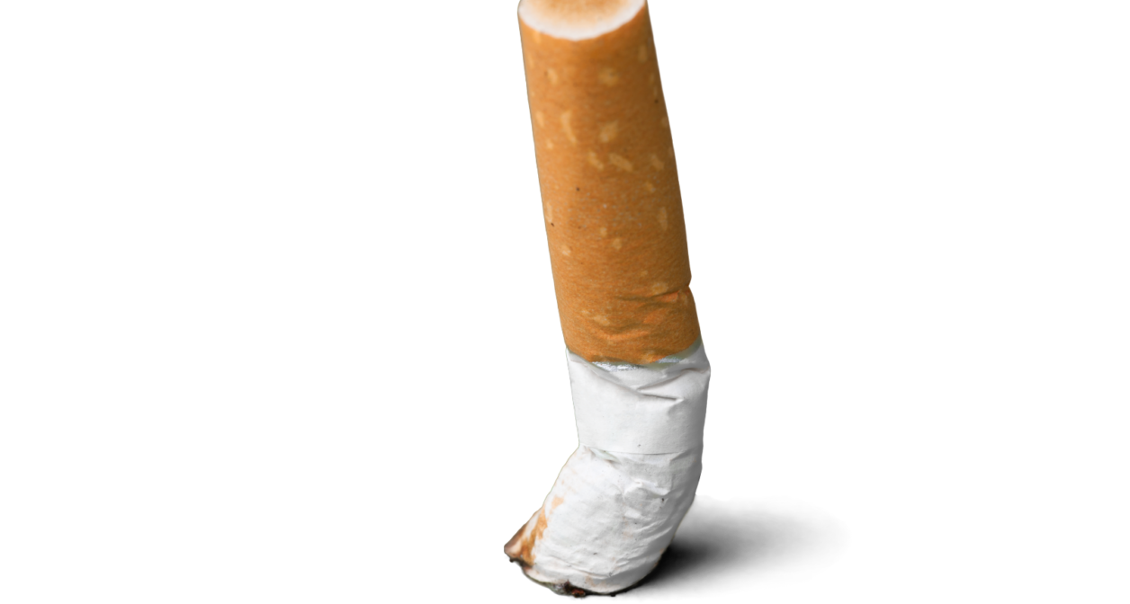 Stubbed out cigarette